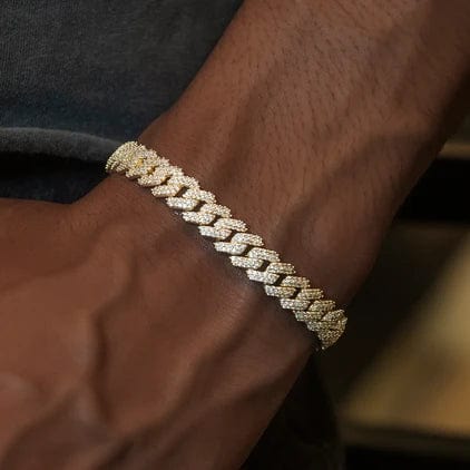 Bracelet Or 14 carats Cuban Link 14-16-18-20mm Frillz