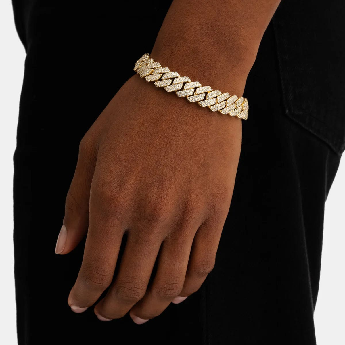 Bracelet Or 14 carats Cuban Link 6-8-10-12mm Frillz