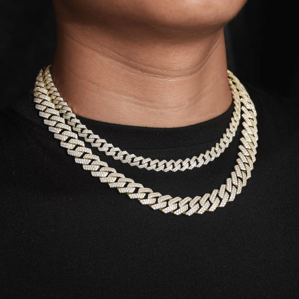 Chaîne Cuban Link Or 14 carats 8-10-12-14mm Frillz