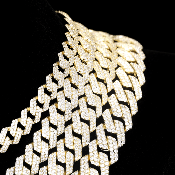 Chaîne Cuban Link Or 14 carats 8-10-12-14mm Frillz