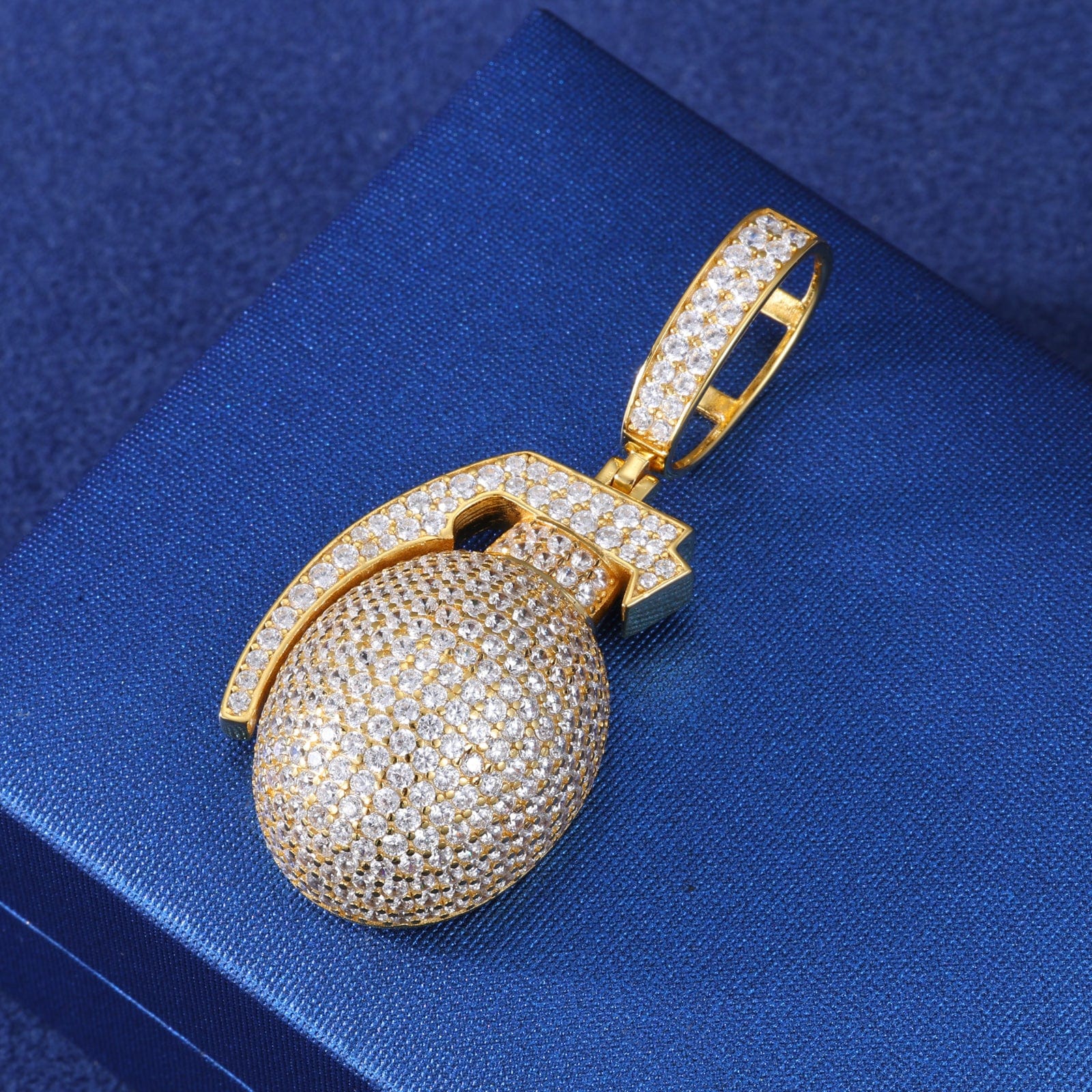 Pendentif Grenade | Moissanite Frillz